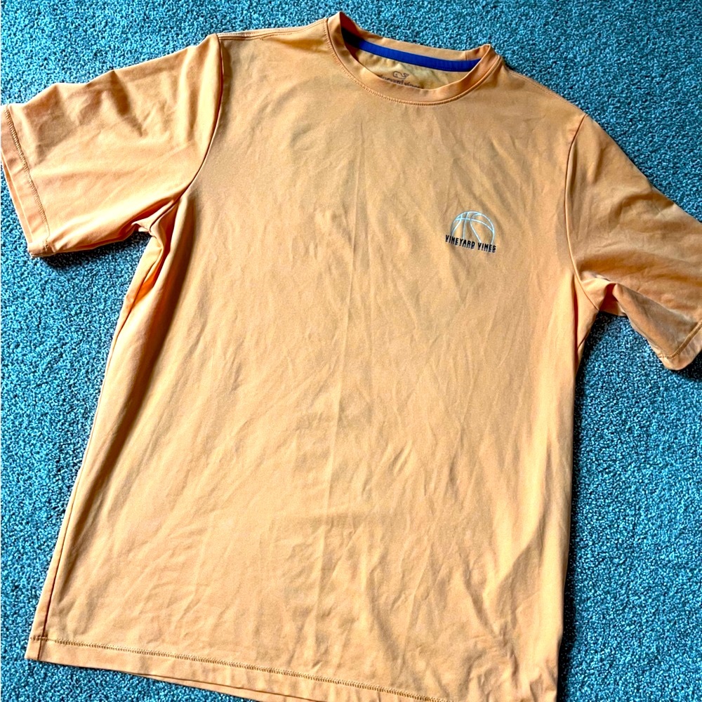 Vineyard Vines Orange Short Sleeve Tee